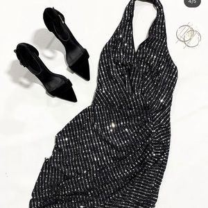 Semi formal halter dress